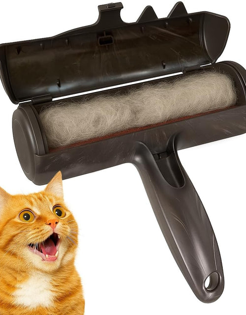 Load image into Gallery viewer, Pet Hair Remover Roller - Lint Roller for Pet Hair - Self-Cleaning Dog &amp; Cat Hair Remover - Clean Furniture, Carpets, Bedding, Clothing and More. Grey
